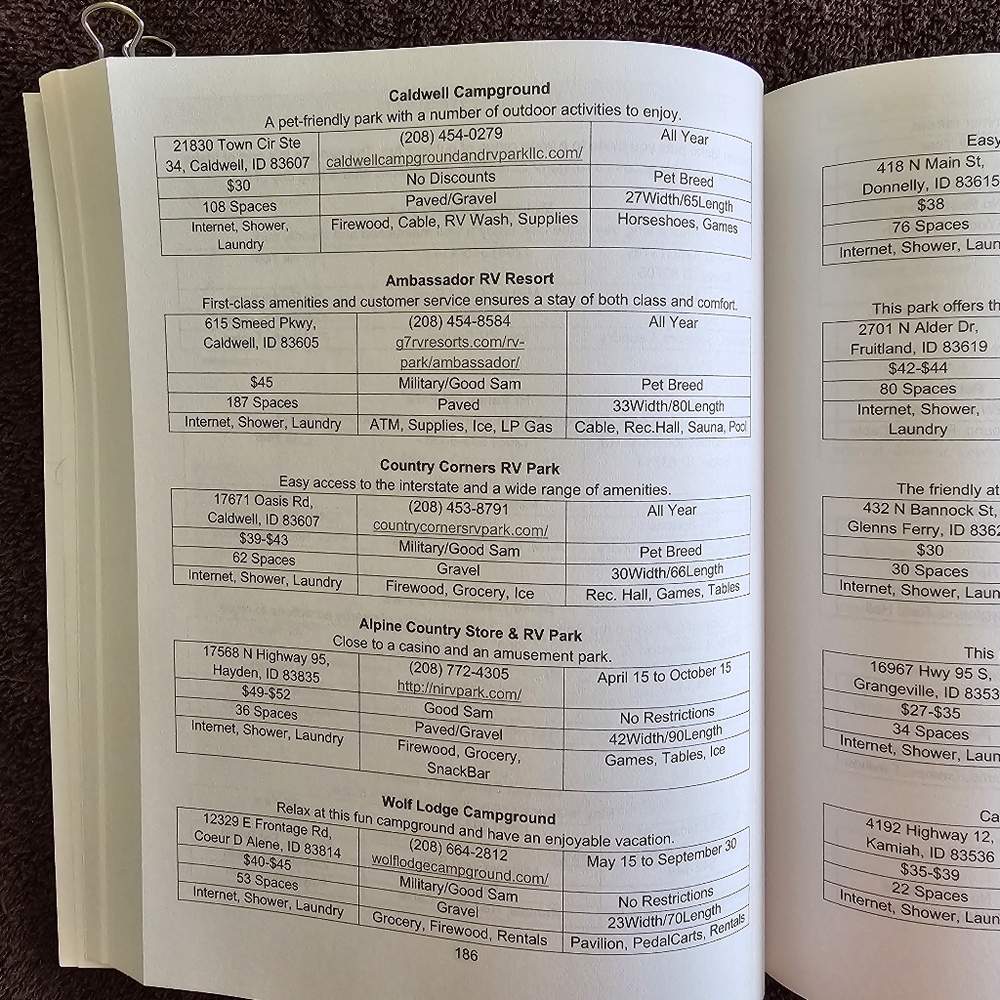 Bob's Essential RV Resort Directory - Picture 2 of 7